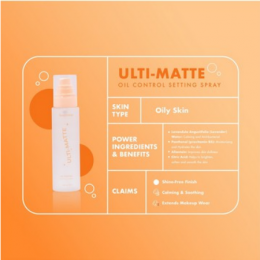 Luxcrime Ulti-Matte Oil Control Setting Spray 150ml